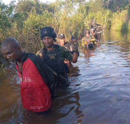 Three kidnap victims rescued as troops dimantle terrorist camp in Anambra